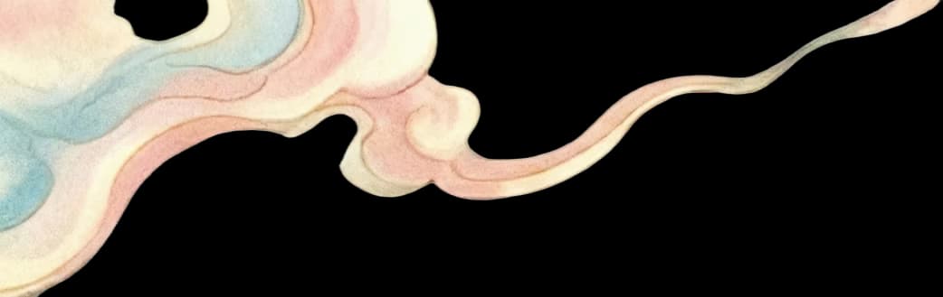 神明頁面裝飾雲朵左上角 - 線上求籤祥雲背景