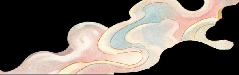 神明頁面裝飾雲朵右下角 - 線上拜拜祥雲背景